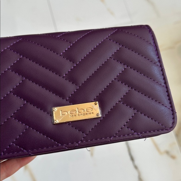 BeBe Sophia Small Crossbody in Grape Color - Picture 11 of 11